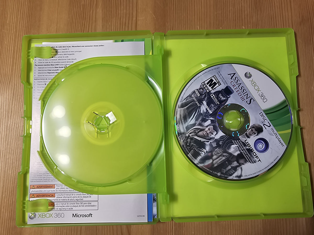 Assassin's Creed 3 III | Microsoft Xbox 360 (2012)