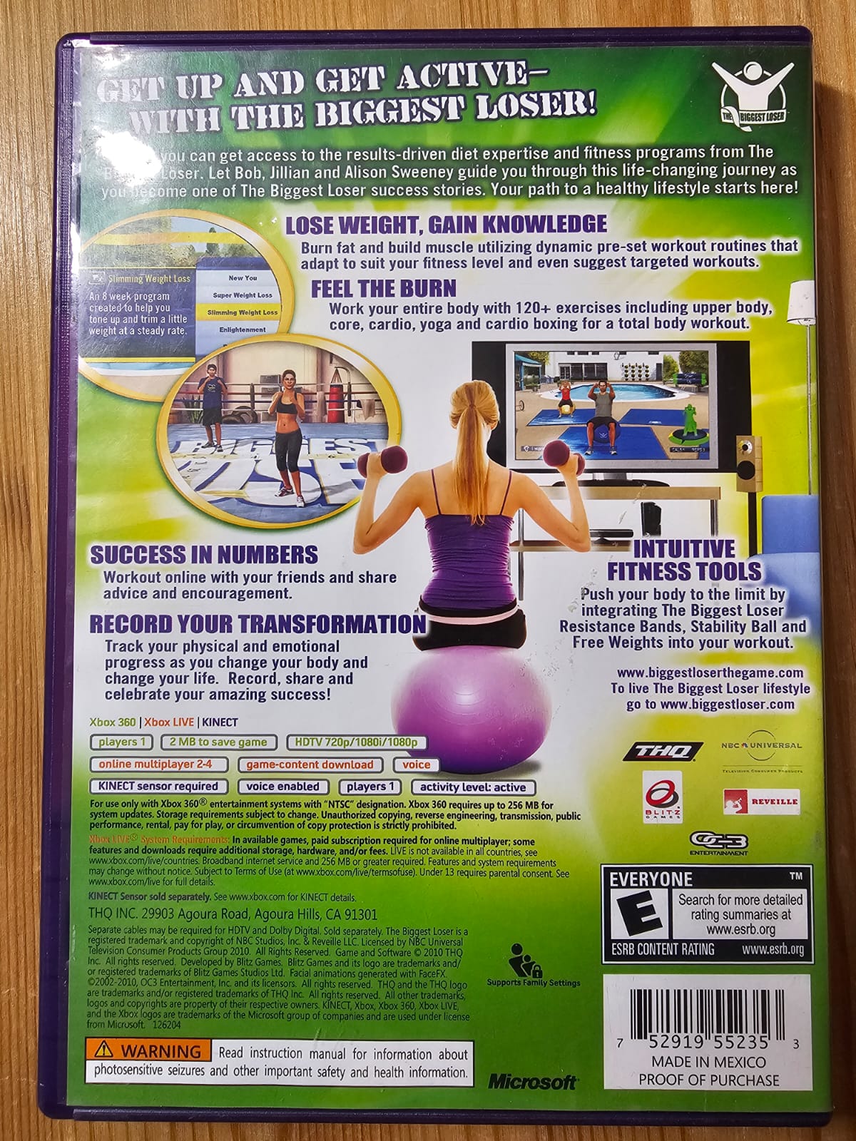 The Biggest Loser: Ultimate Workout | Microsoft  Xbox 360