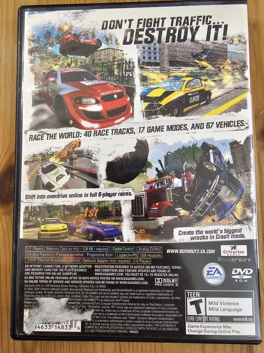 Burnout 3 Takedown (2004) Sony PlayStation 2