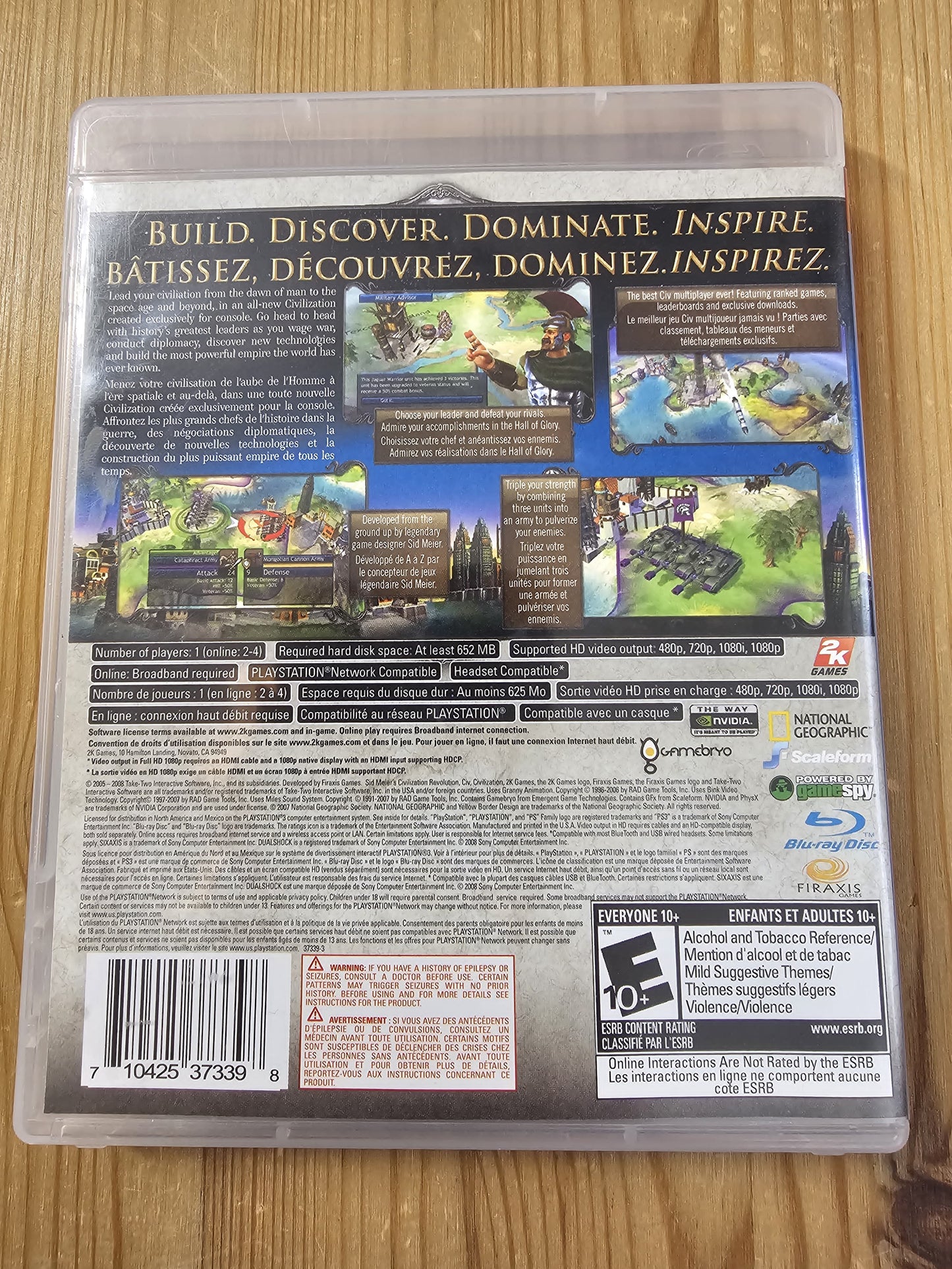 Sid Meier's Civilization Revolution | Sony PlayStation 3 (2008)