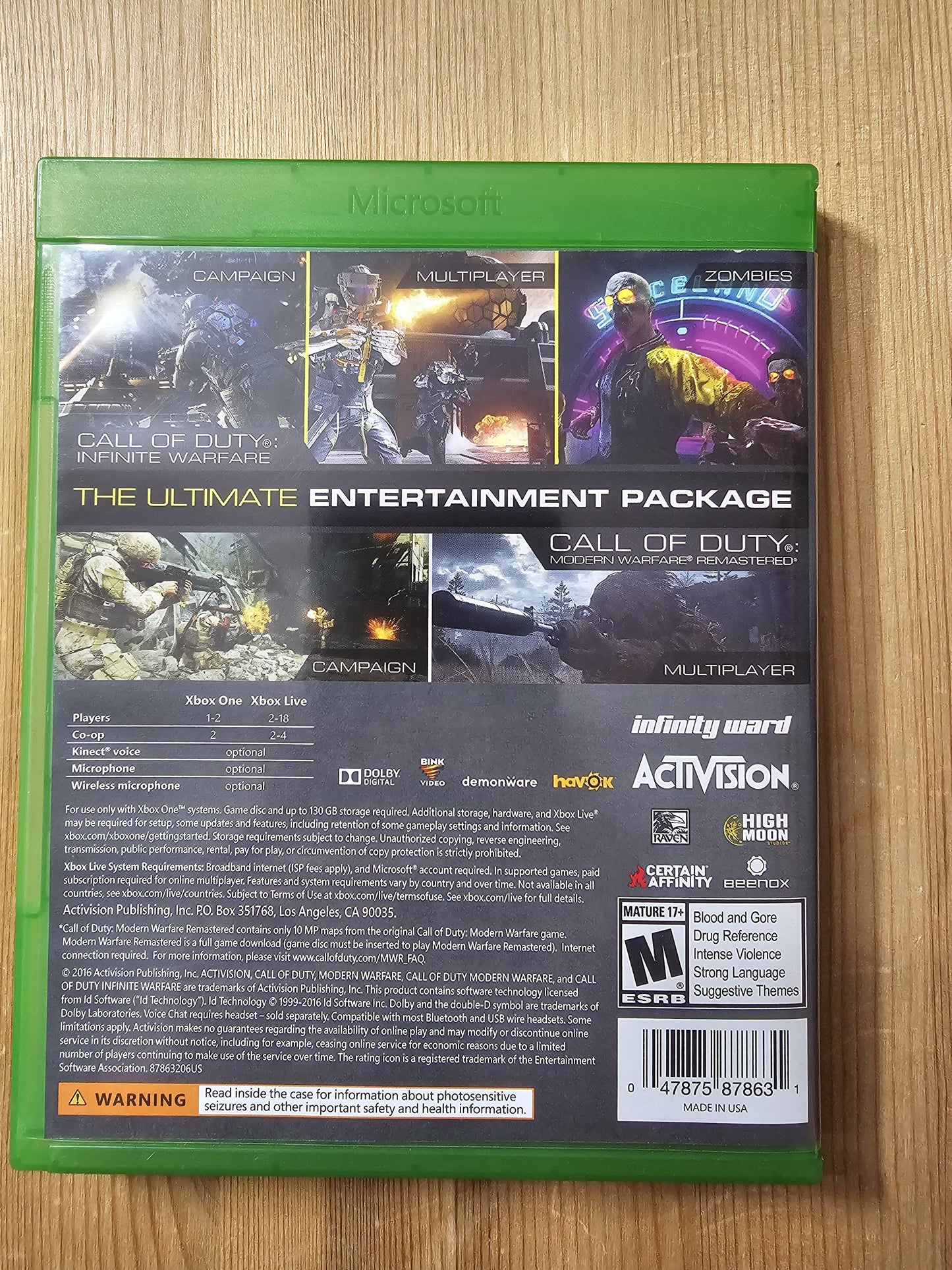 Call of Duty: Infinite Warfare Legacy Edition | Xbox One (2016)