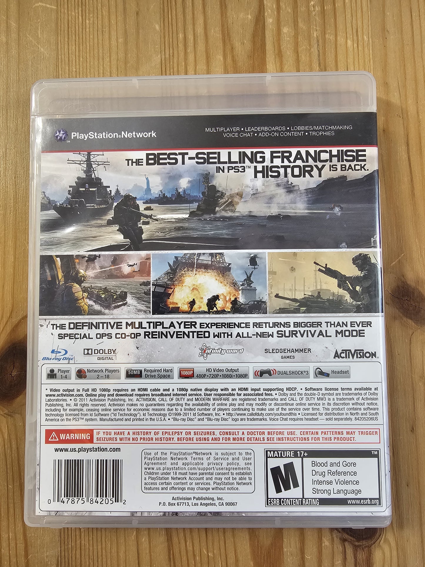 Call of Duty: Modern Warfare 3 | Sony PlayStation 3 (2011)