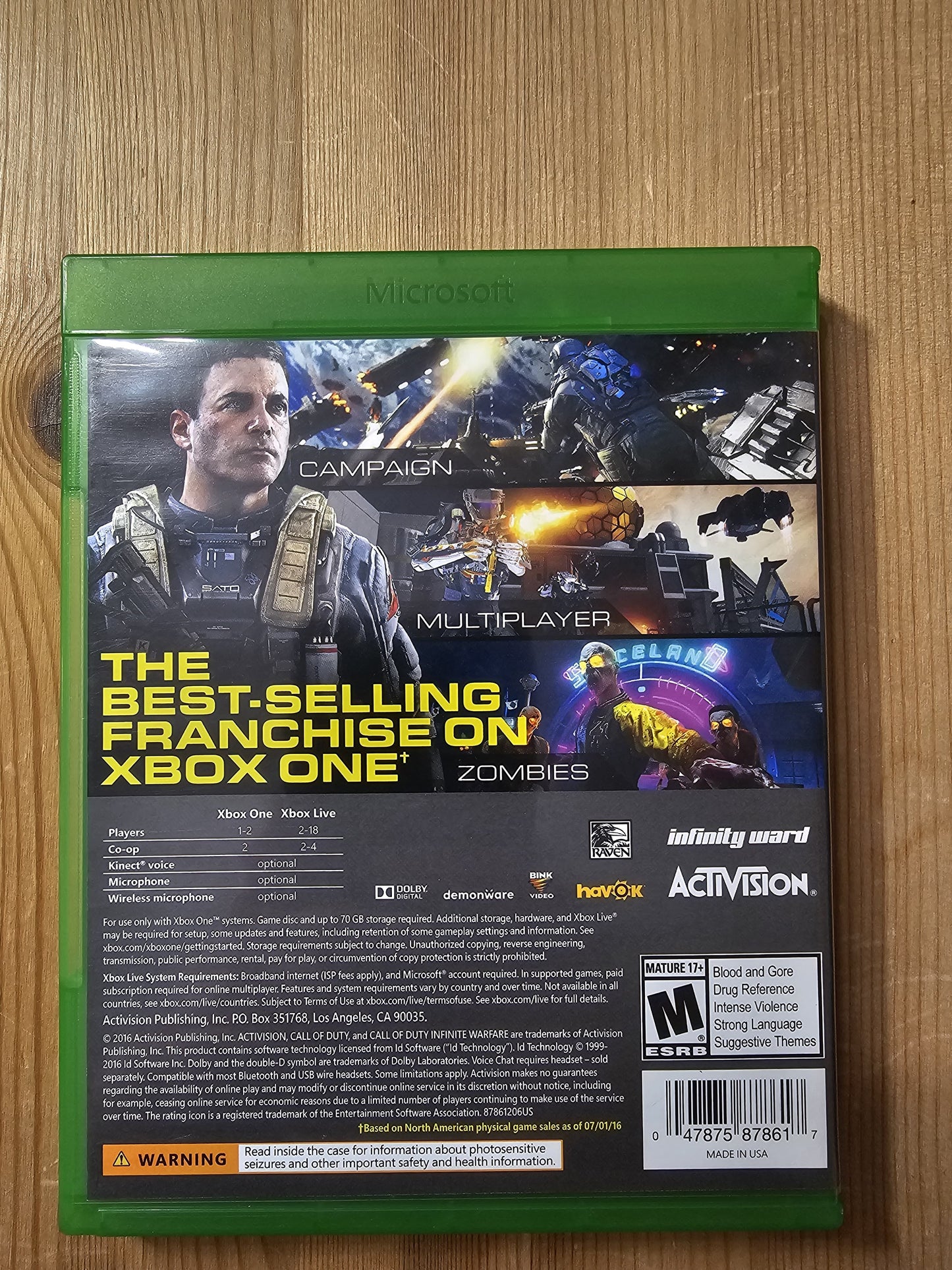 Call Of Duty: Infinite Warfare | Microsoft Xbox One (2016)