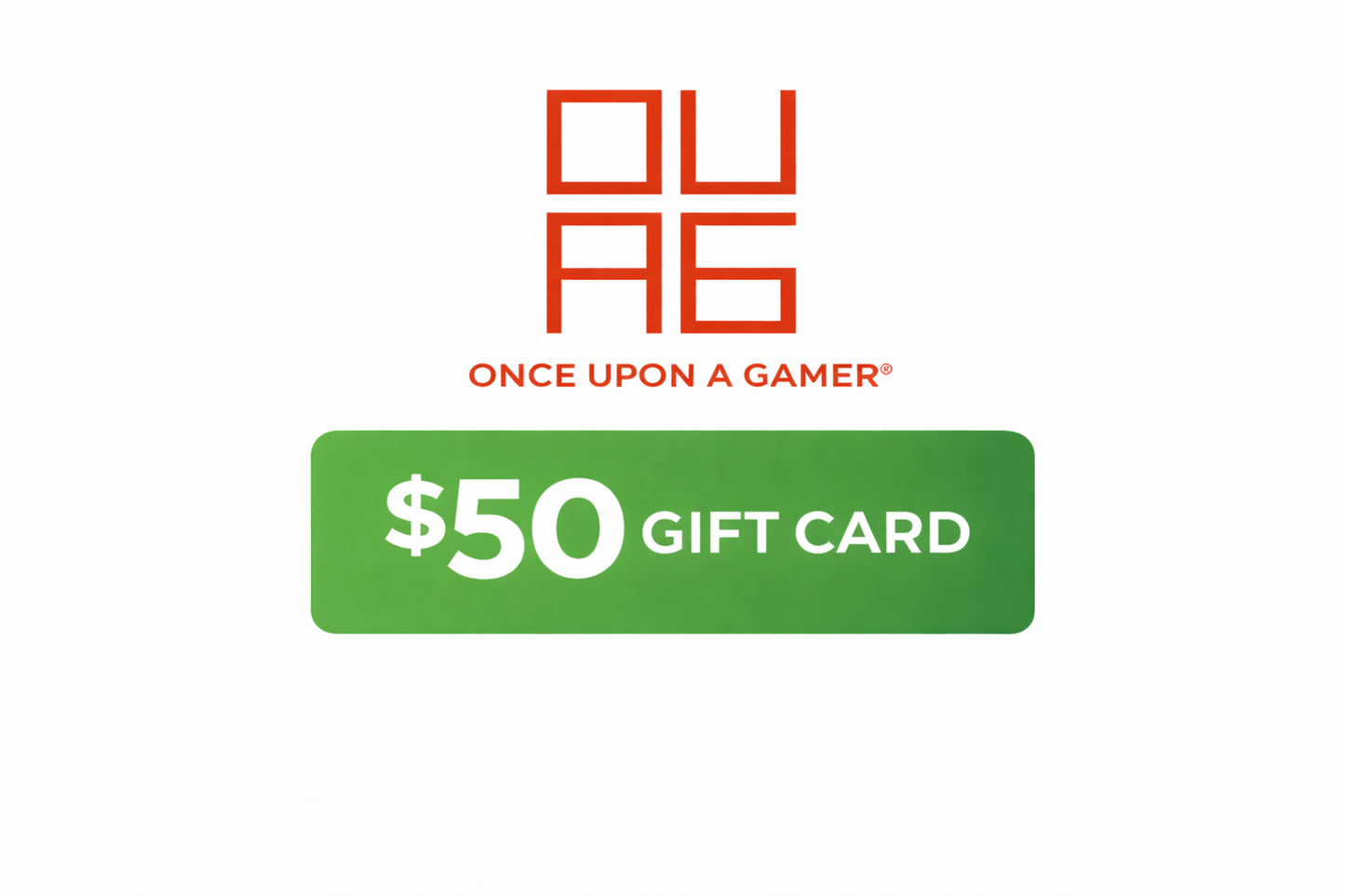 Once Upon a Gamer gift card