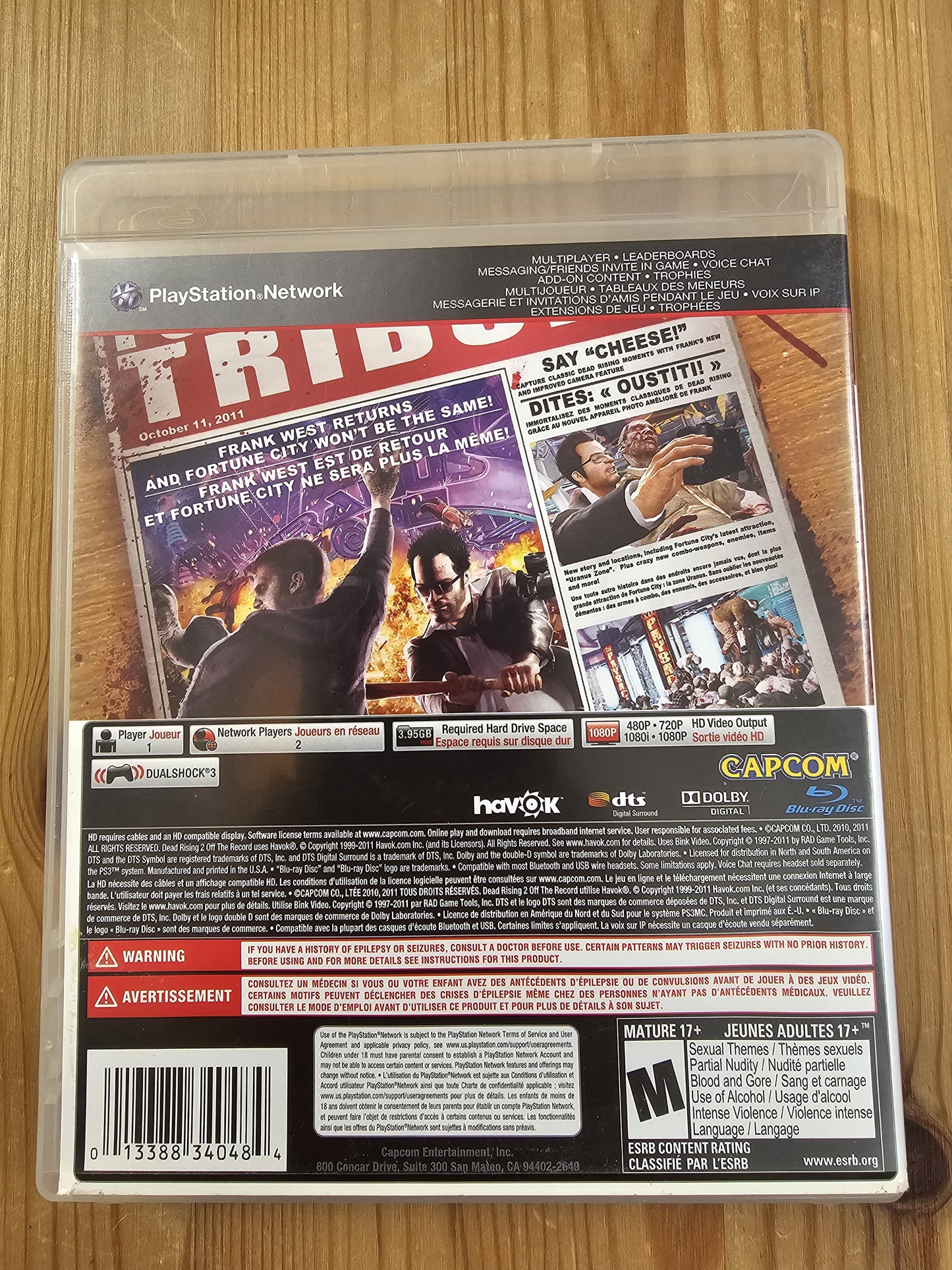 Dead Rising 2: Off the Record | Sony PlayStation 3 (2011)