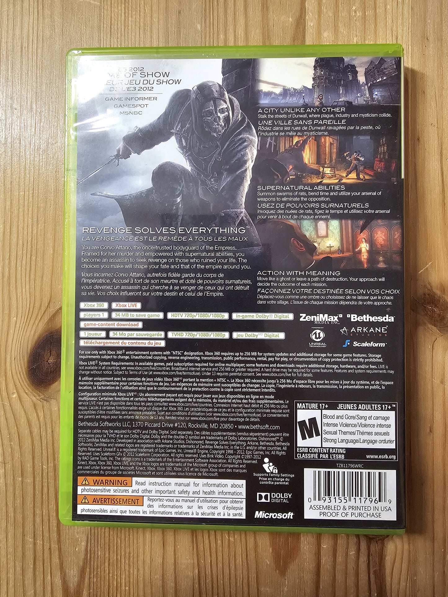 Dishonored | Microsoft Xbox 360 (2012)