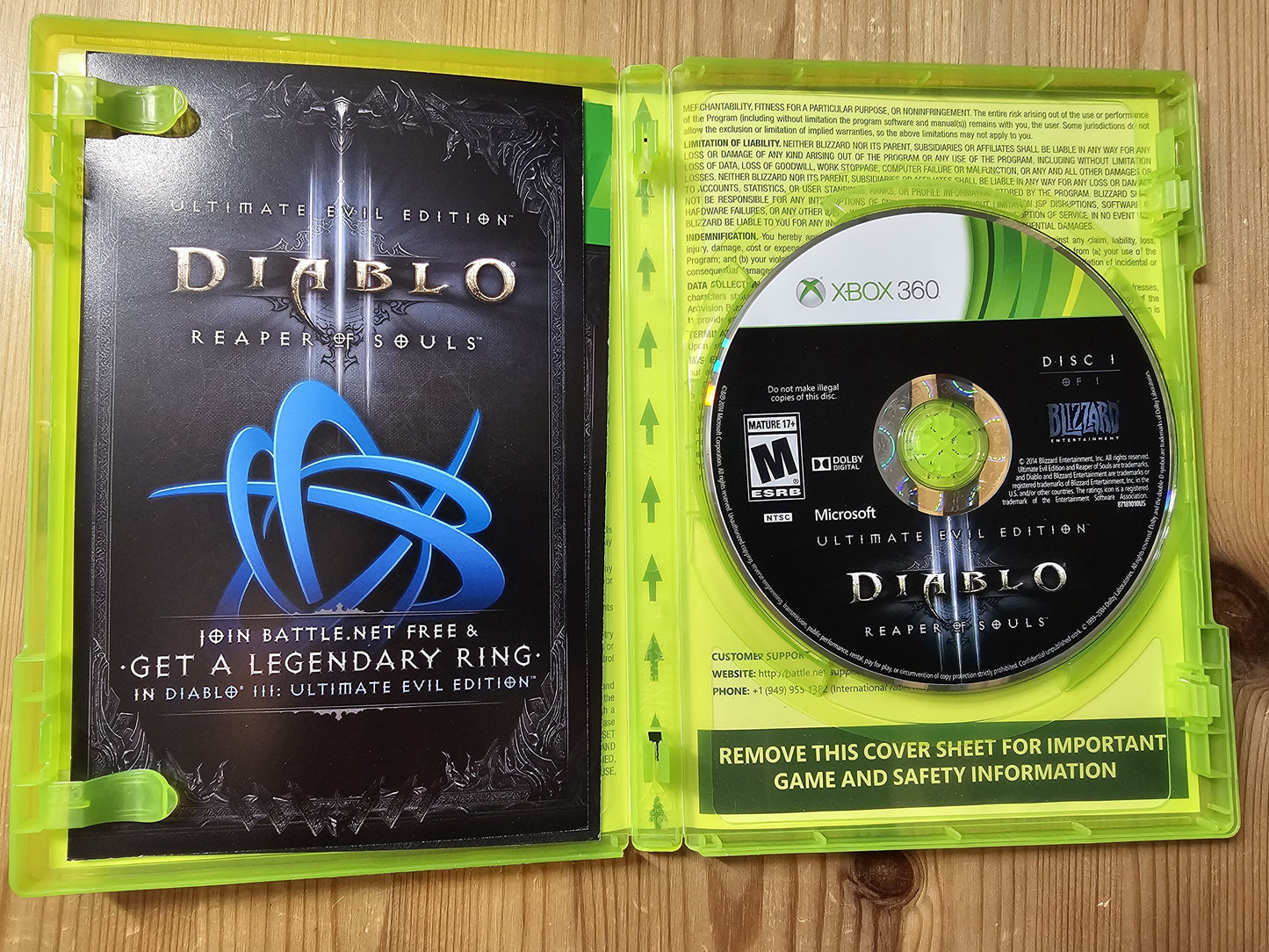 Diablo 3 III: Reaper of Souls [Ultimate Evil Edition] | Microsoft Xbox 360