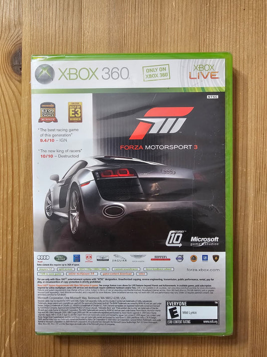 Forza Motorsport 3 / Halo 3 ODST Dual Pack (Microsoft Xbox 360) New