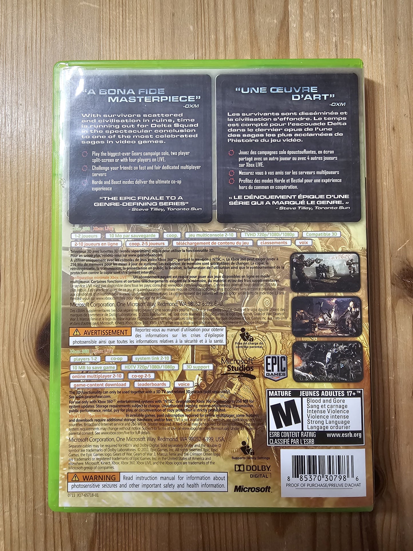 Gears of War 3 | Microsoft Xbox 360 (2011)