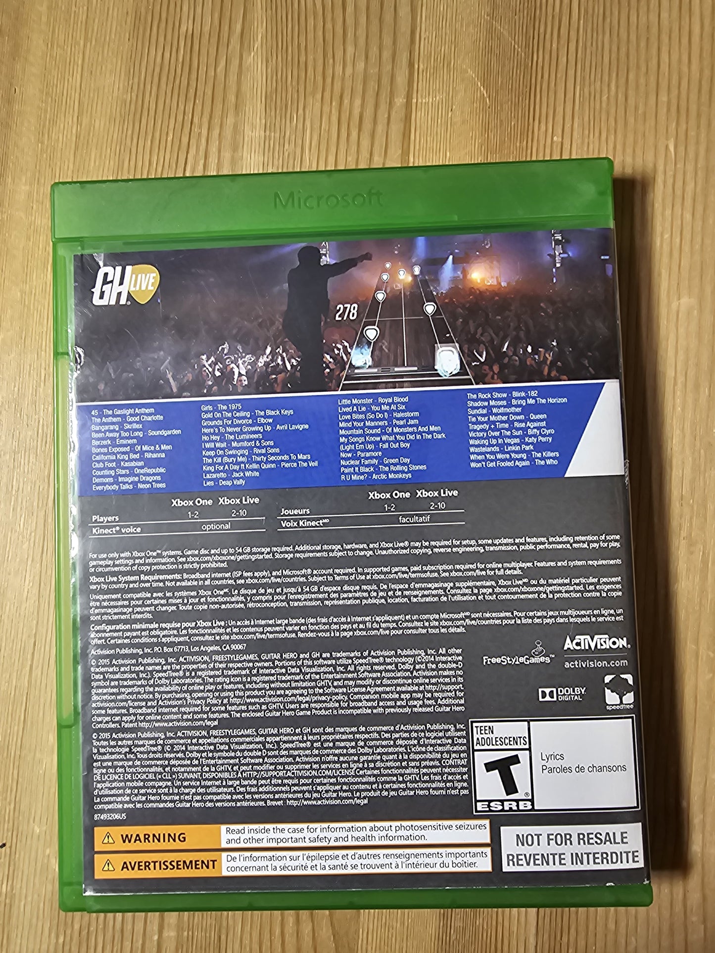 Guitar Hero Live | Xbox One (2015)