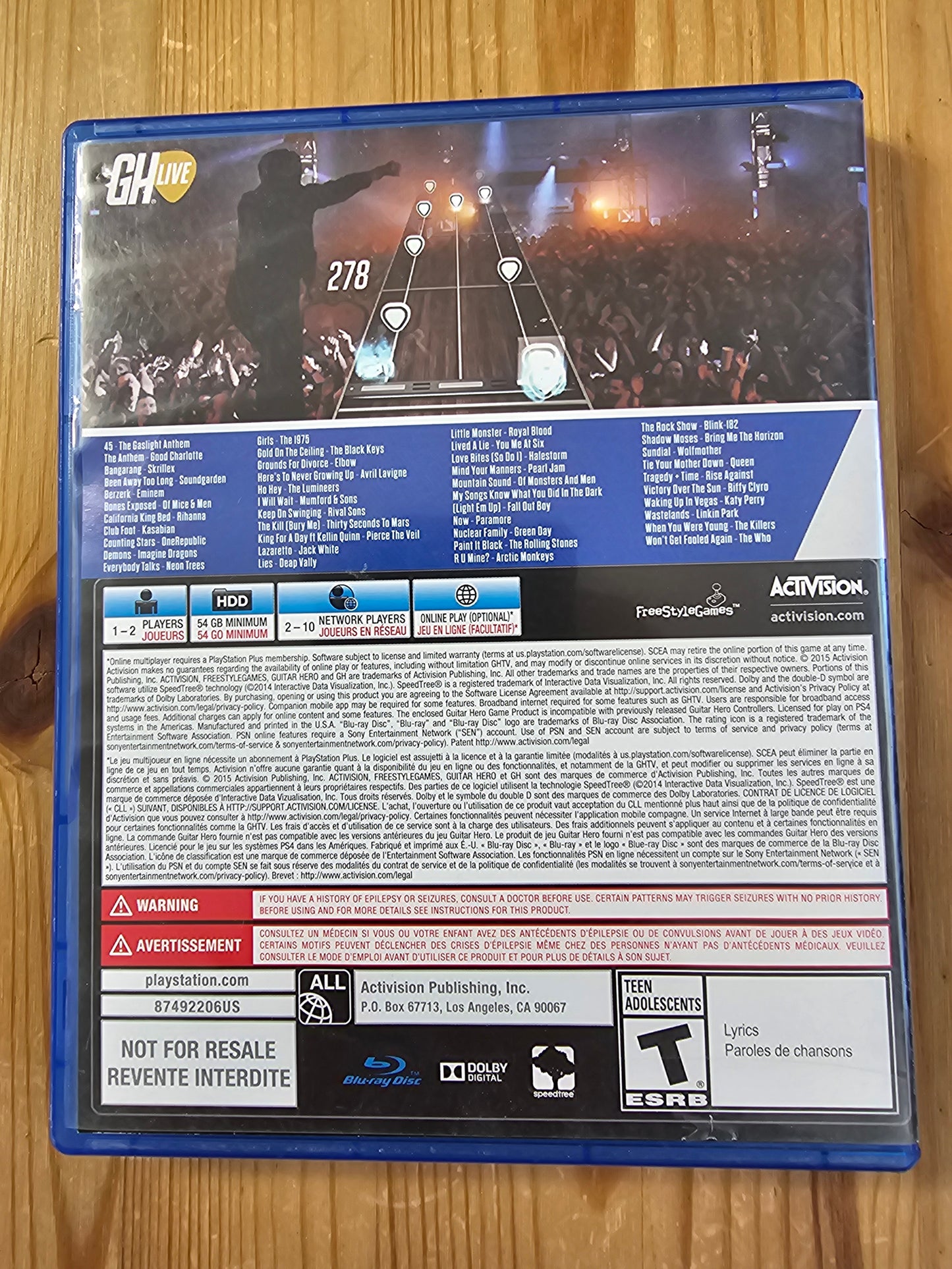 Guitar Hero Live | Sony PlayStation 4