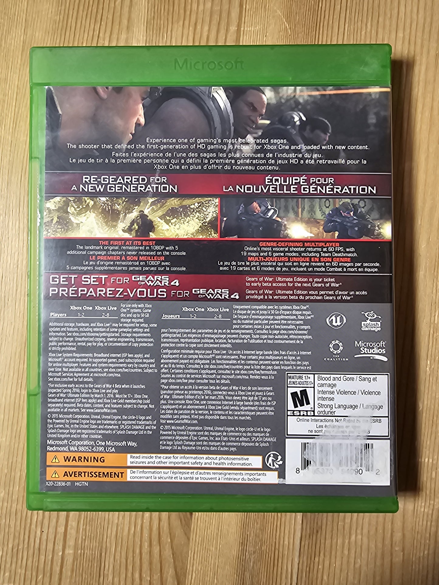 Gears of War: Ultimate Edition | Microsoft Xbox One (2015)