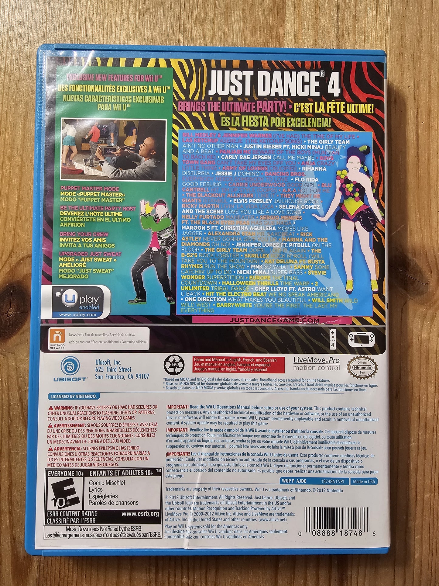 Just Dance 4 | Nintendo Wii U (2012)
