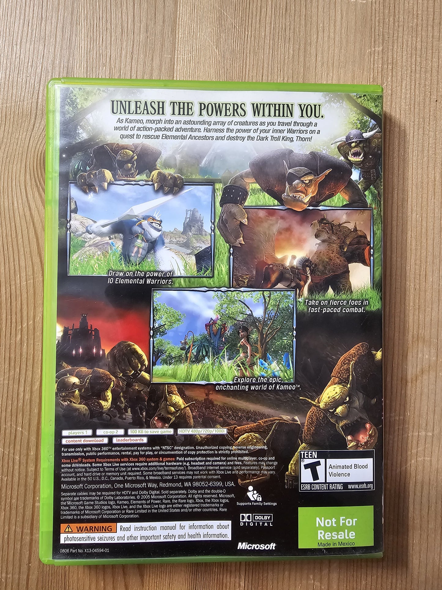 Kameo Elements of Power | Microsoft Xbox 360 (2005)