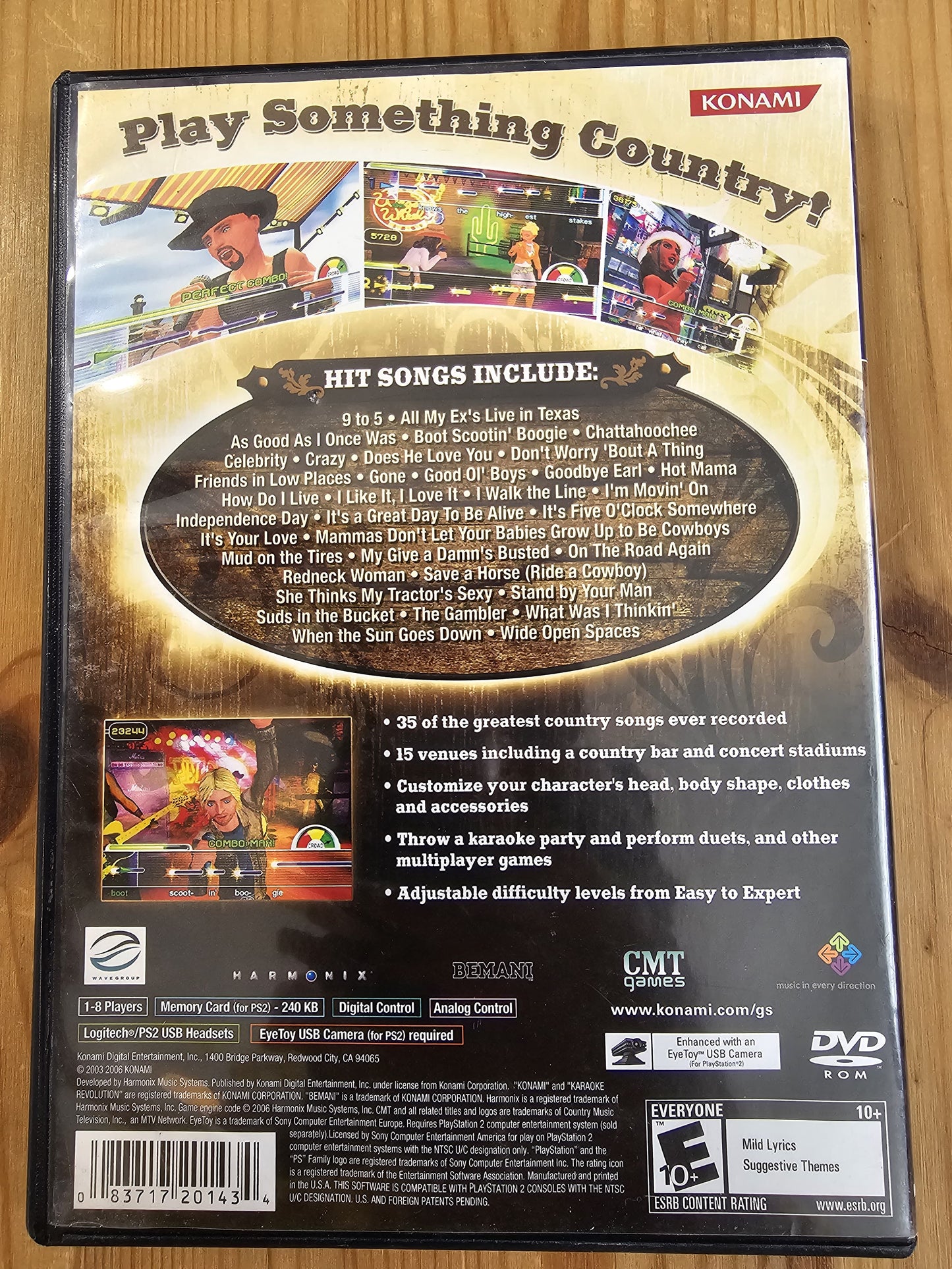 Karaoke Revolution Country | PlayStation 2