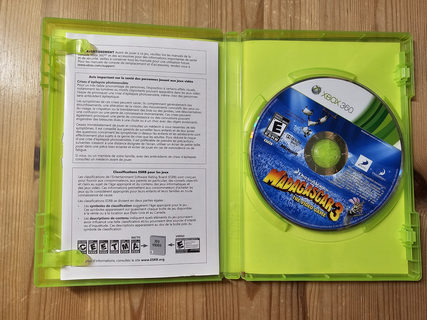 Madagascar 3: The Video Game | Microsoft Xbox 360 (2012)