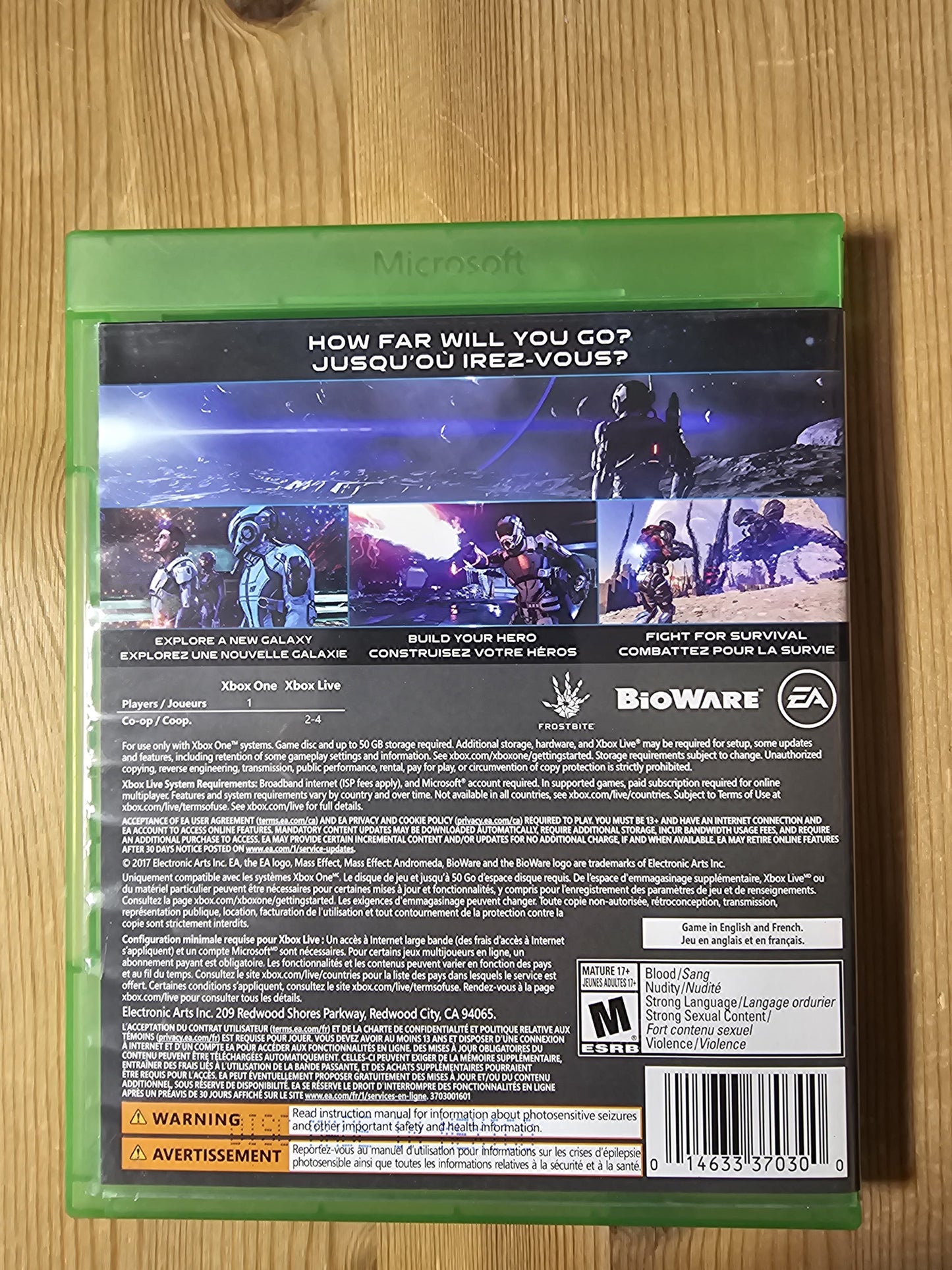 Mass Effect Andromeda | Microsoft Xbox One (2017)