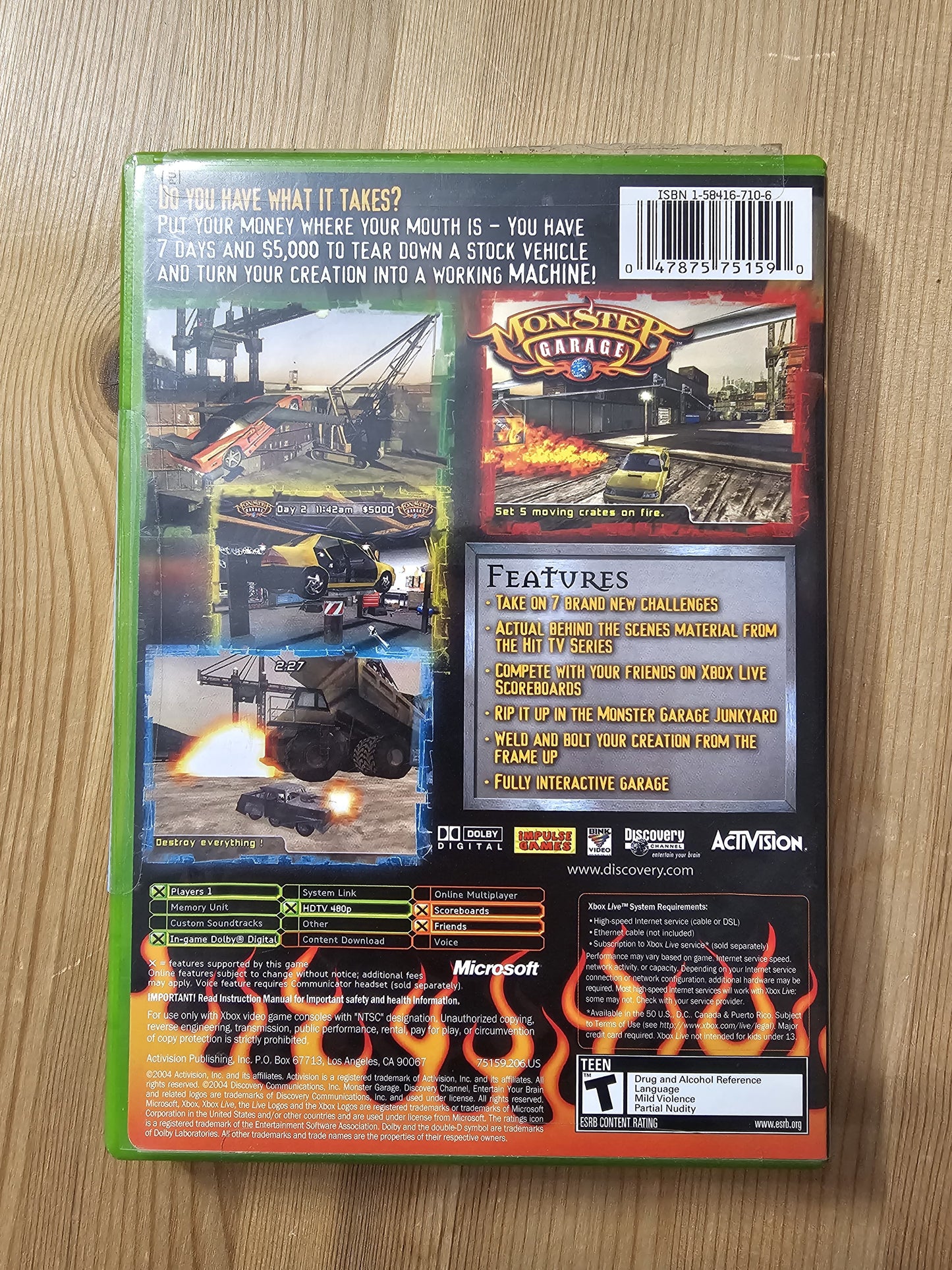 Monster Garage | Microsoft Xbox (2004)