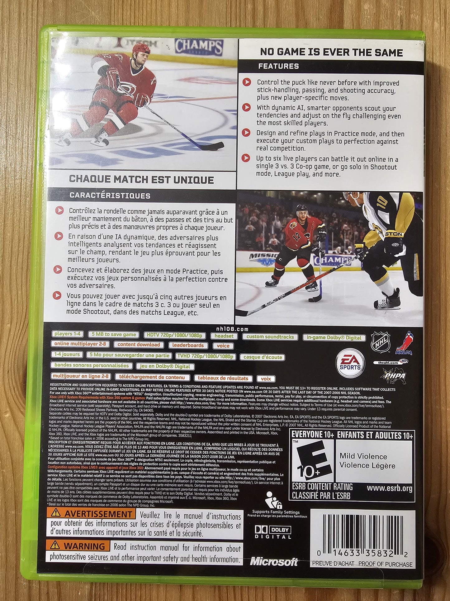 NHL 08 | Microsoft Xbox 360