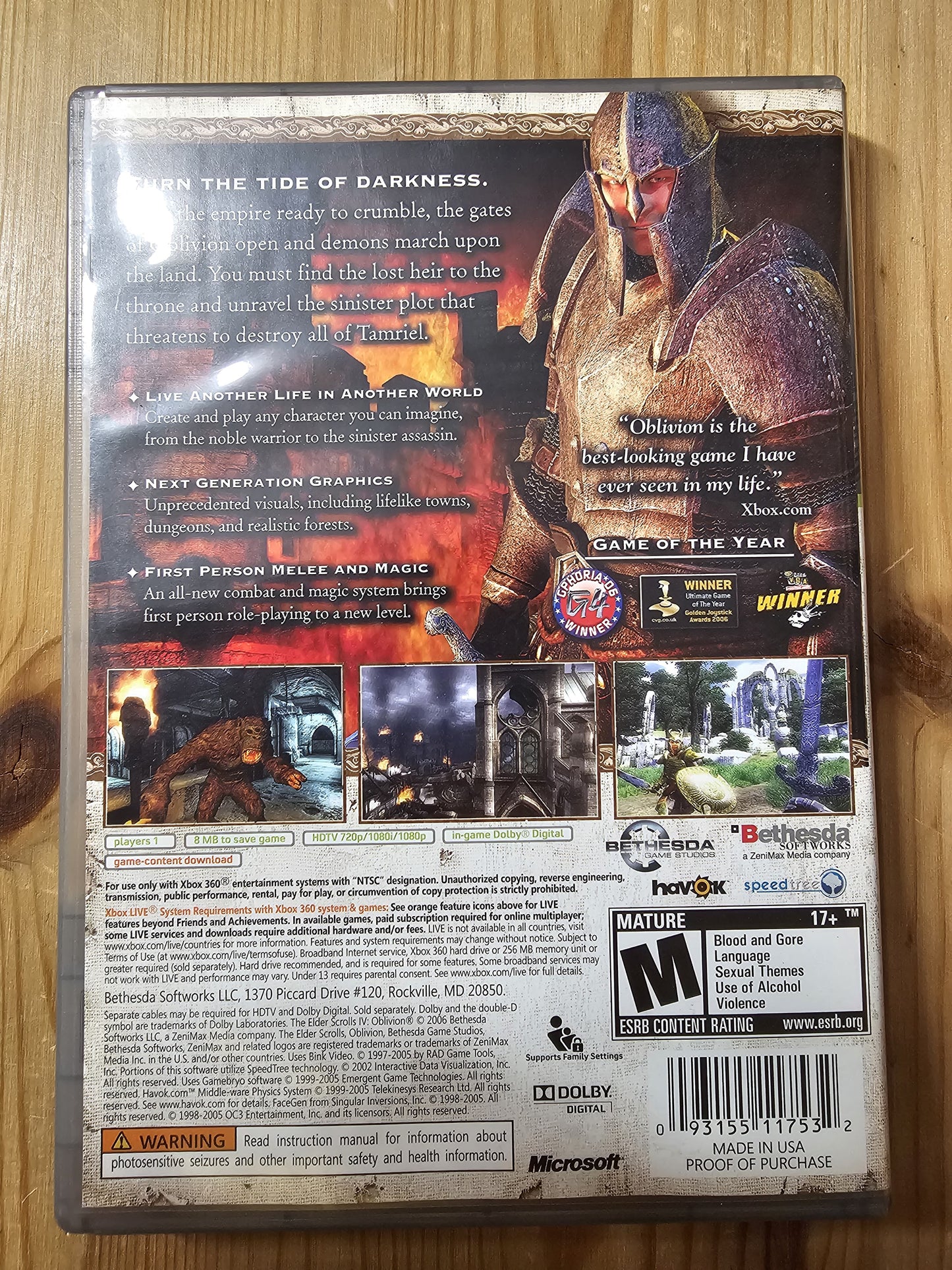 The Elder Scrolls IV Oblivion | Microsoft Xbox 360