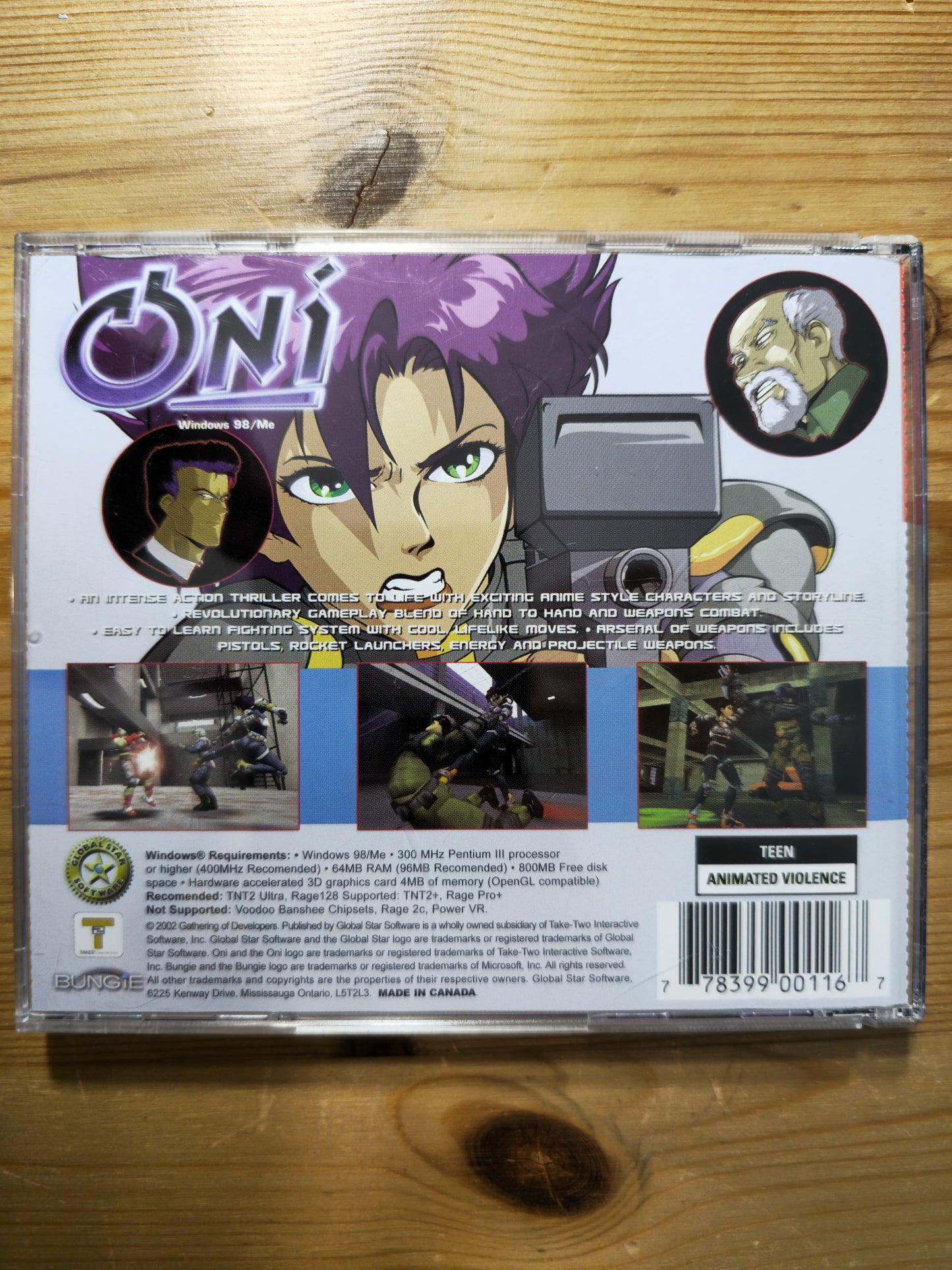 Oni | PC Windows Game Bungie (2002)