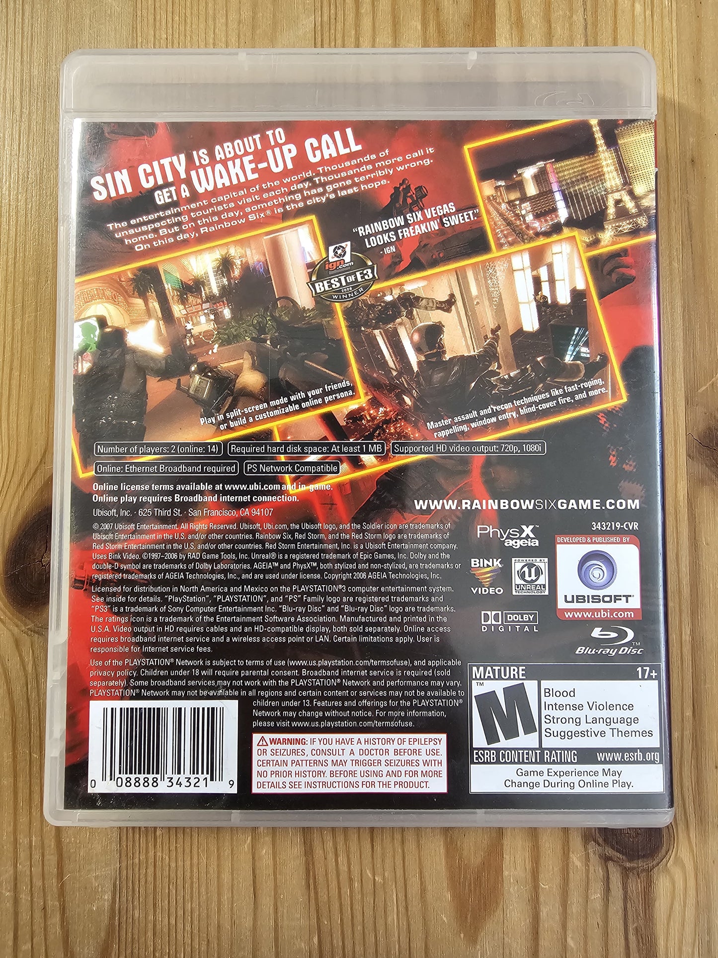 Rainbow Six Vegas | Sony PlayStation 3