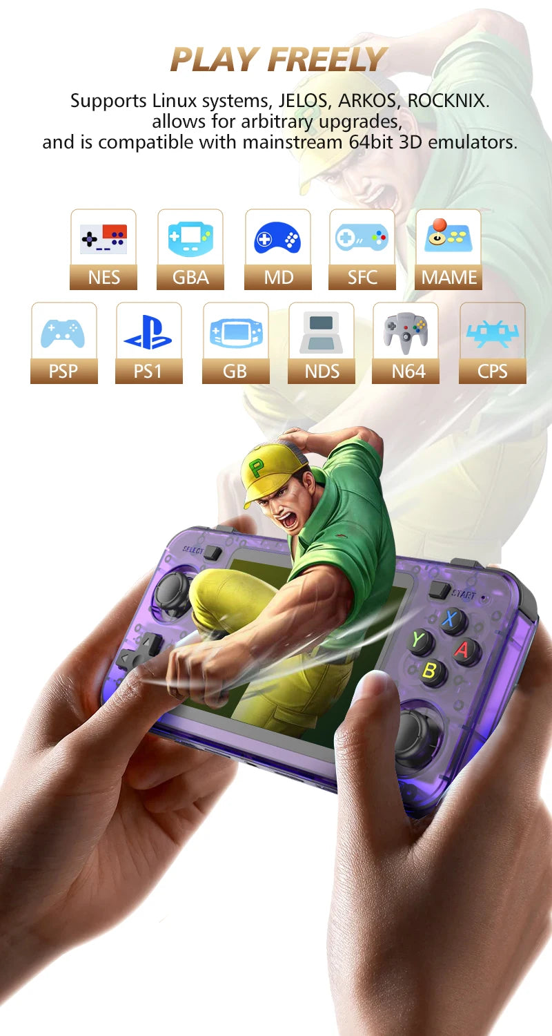 New R36H Game Console R36S