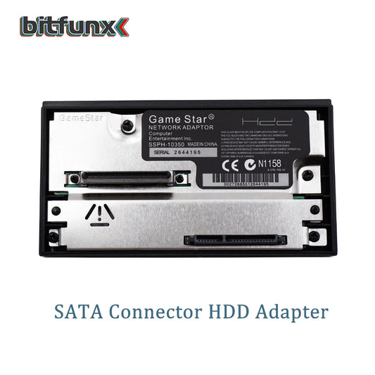 BitFunx GameStar SATA Adapter Compatible 2.5 or 3.5 Inches HDD Hard Drive for  Playstation2 PS2 Game Console