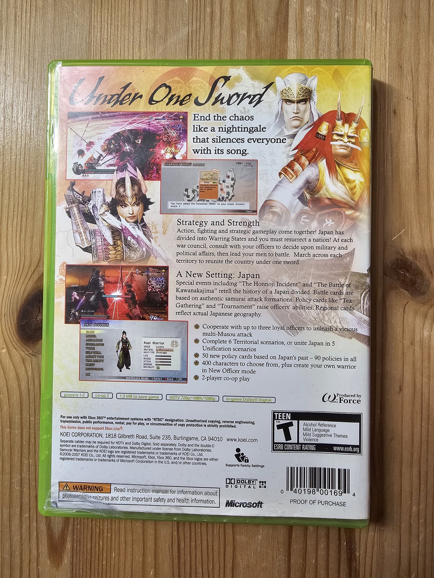 Samurai Warriors 2: Empires | Microsoft Xbox 360 (2007)