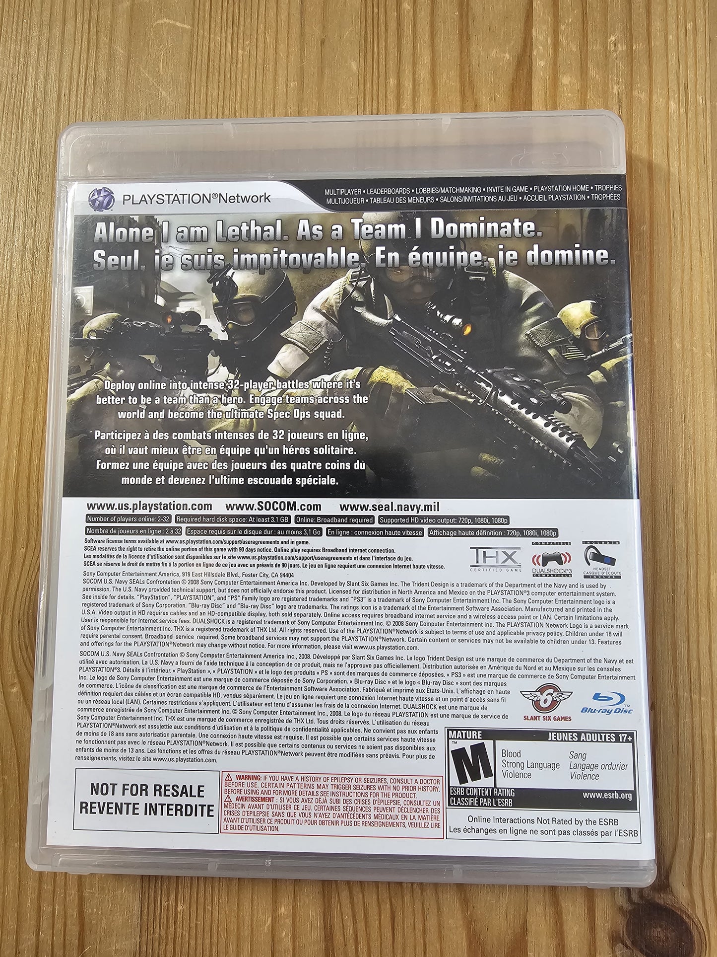 SOCOM Confrontation | Sony PlayStation 3 (2008)