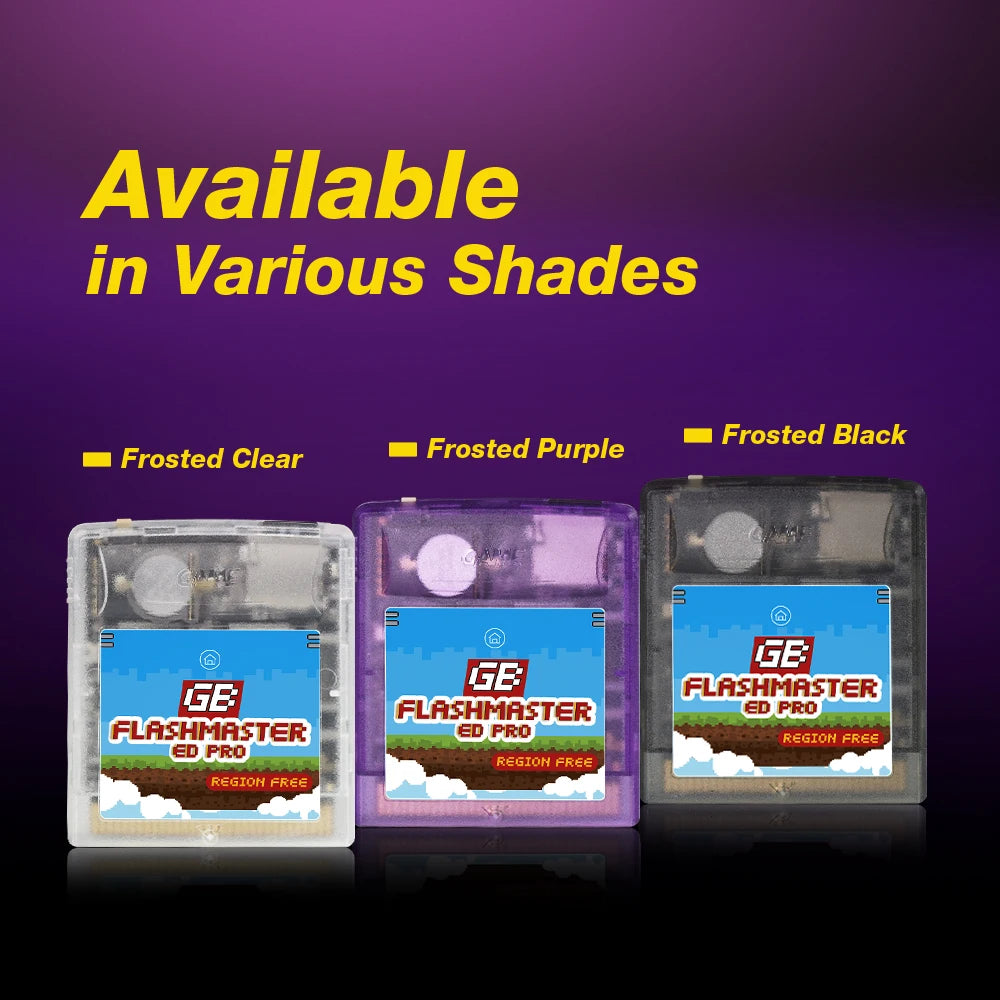 2500 in 1 OS V4 GB Pro Flashmaster Cartridge Game Card For Gameboy/Gameboy Color/GBA SP