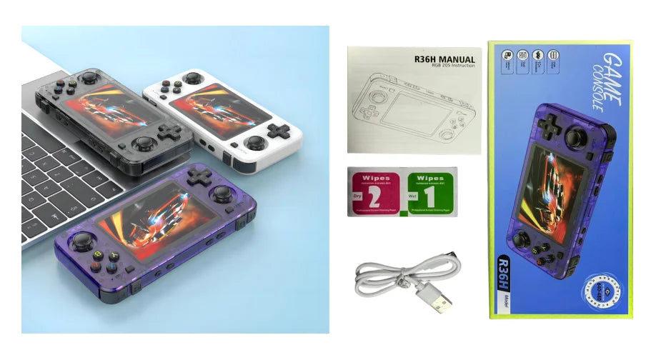 New R36H Game Console R36S