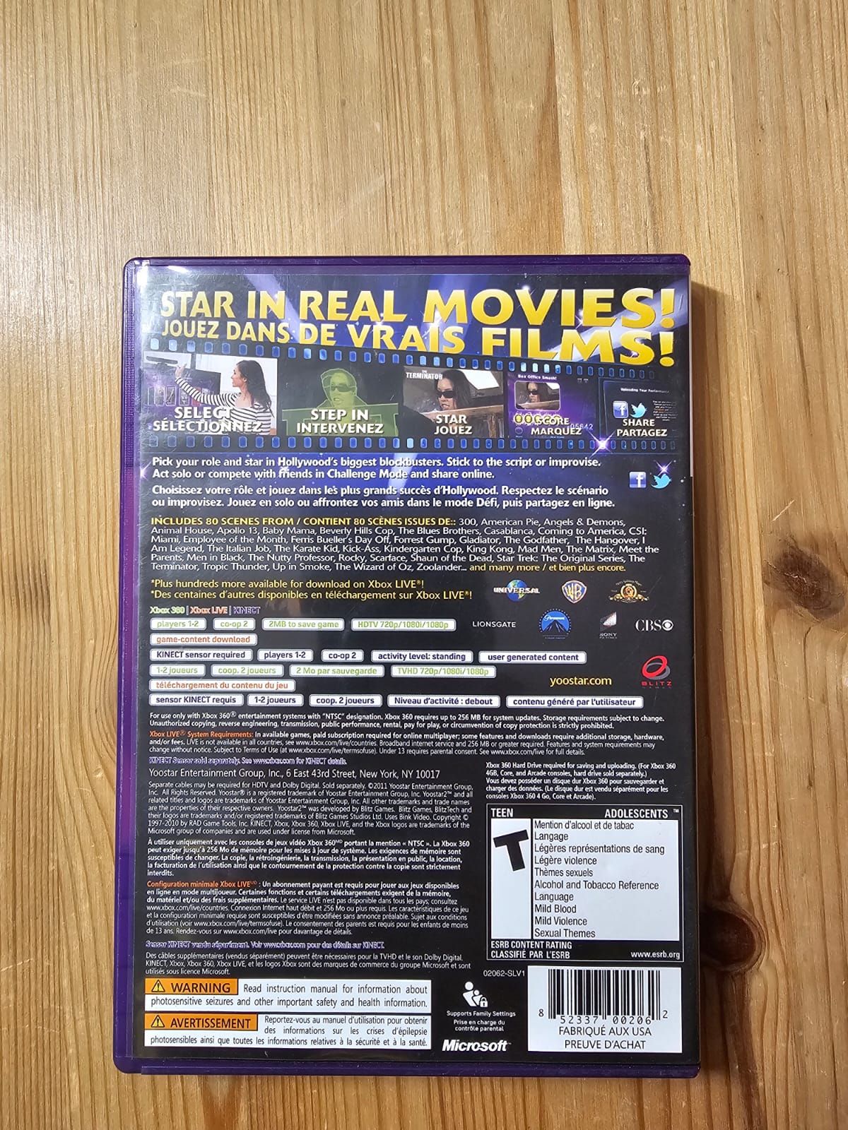 Yoostar 2 In The Movies | Microsoft Xbox 360