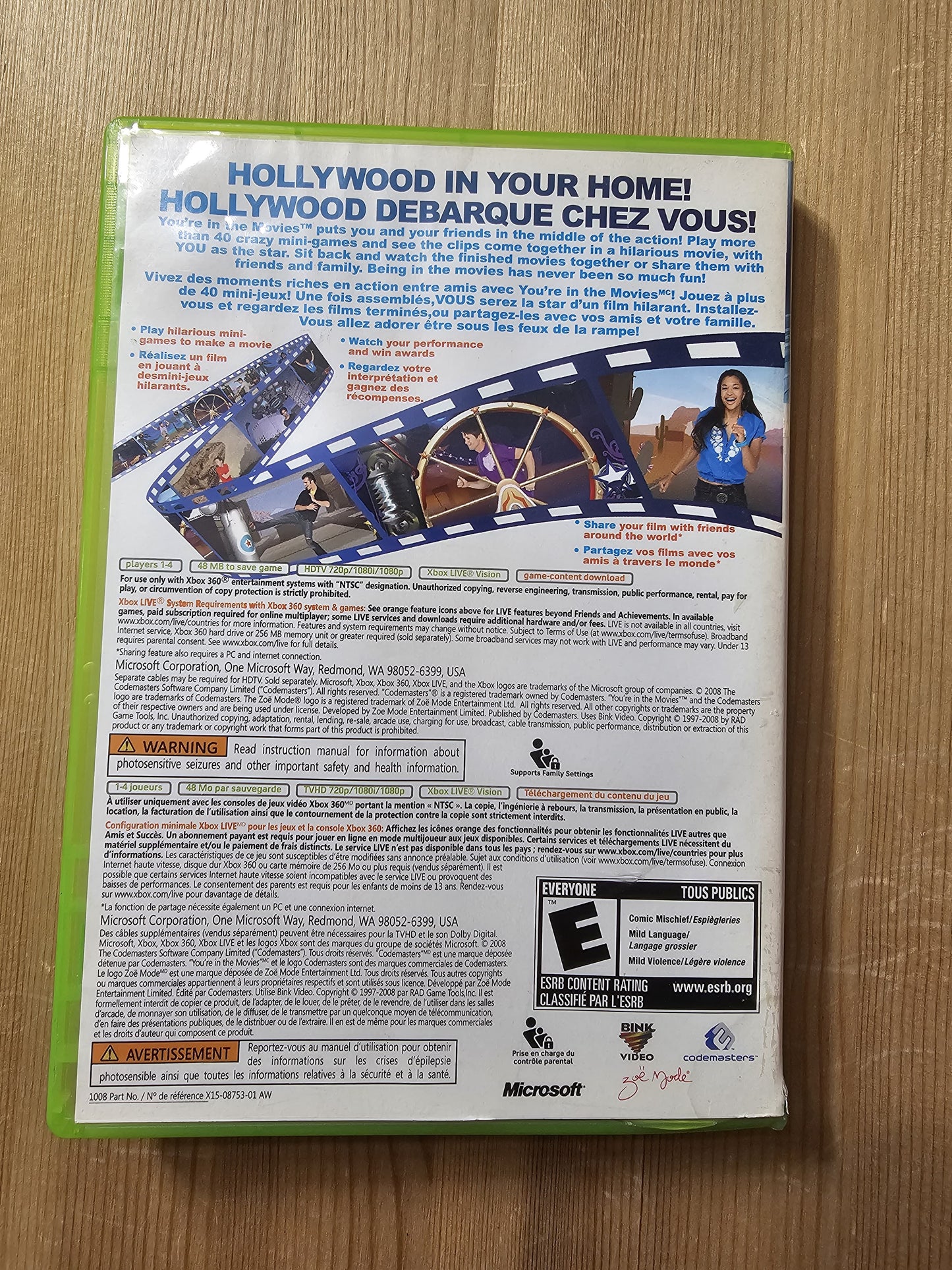 You're In The Movies | Microsoft Xbox 360
