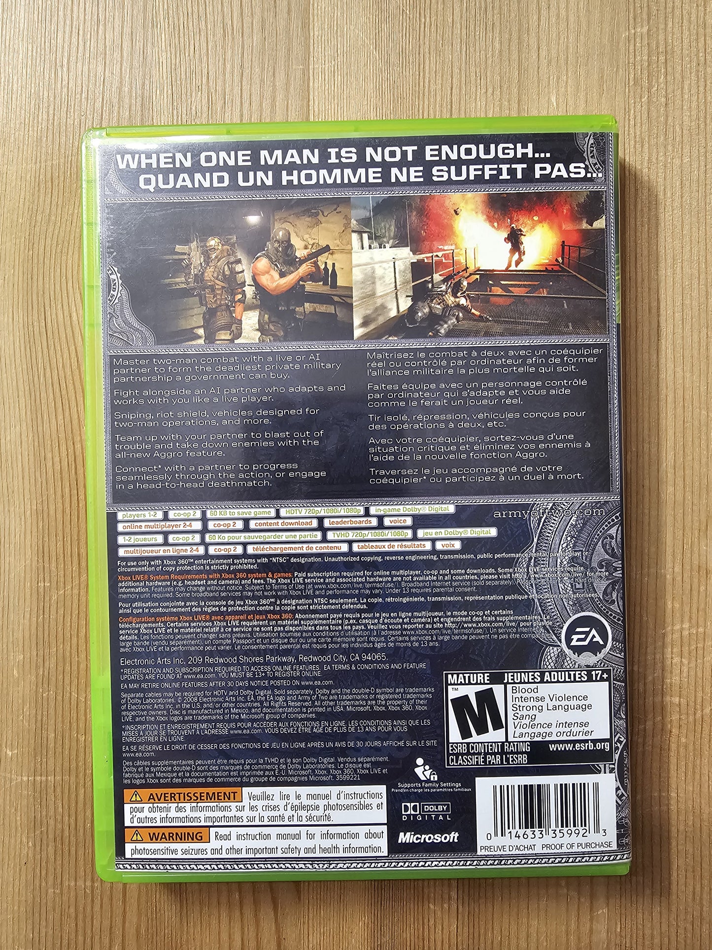 Army of Two | Microsoft Xbox 360