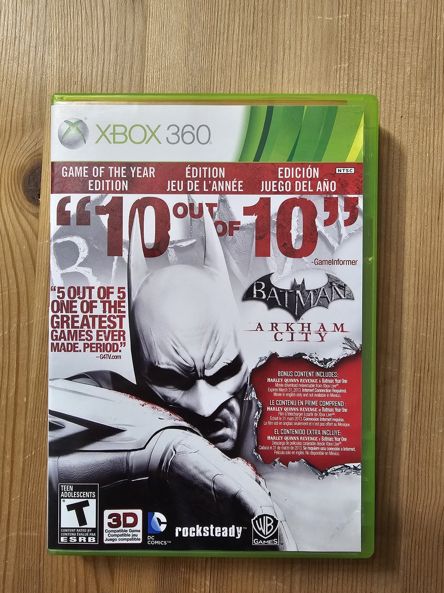 Batman: Arkham City [Game of the Year] | Microsoft Xbox 360 (2012)