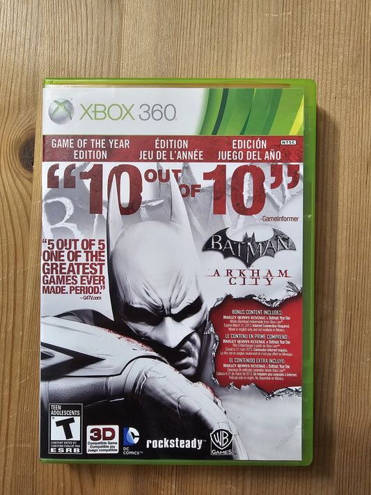 Batman: Arkham City [Game of the Year] | Microsoft Xbox 360 (2012)