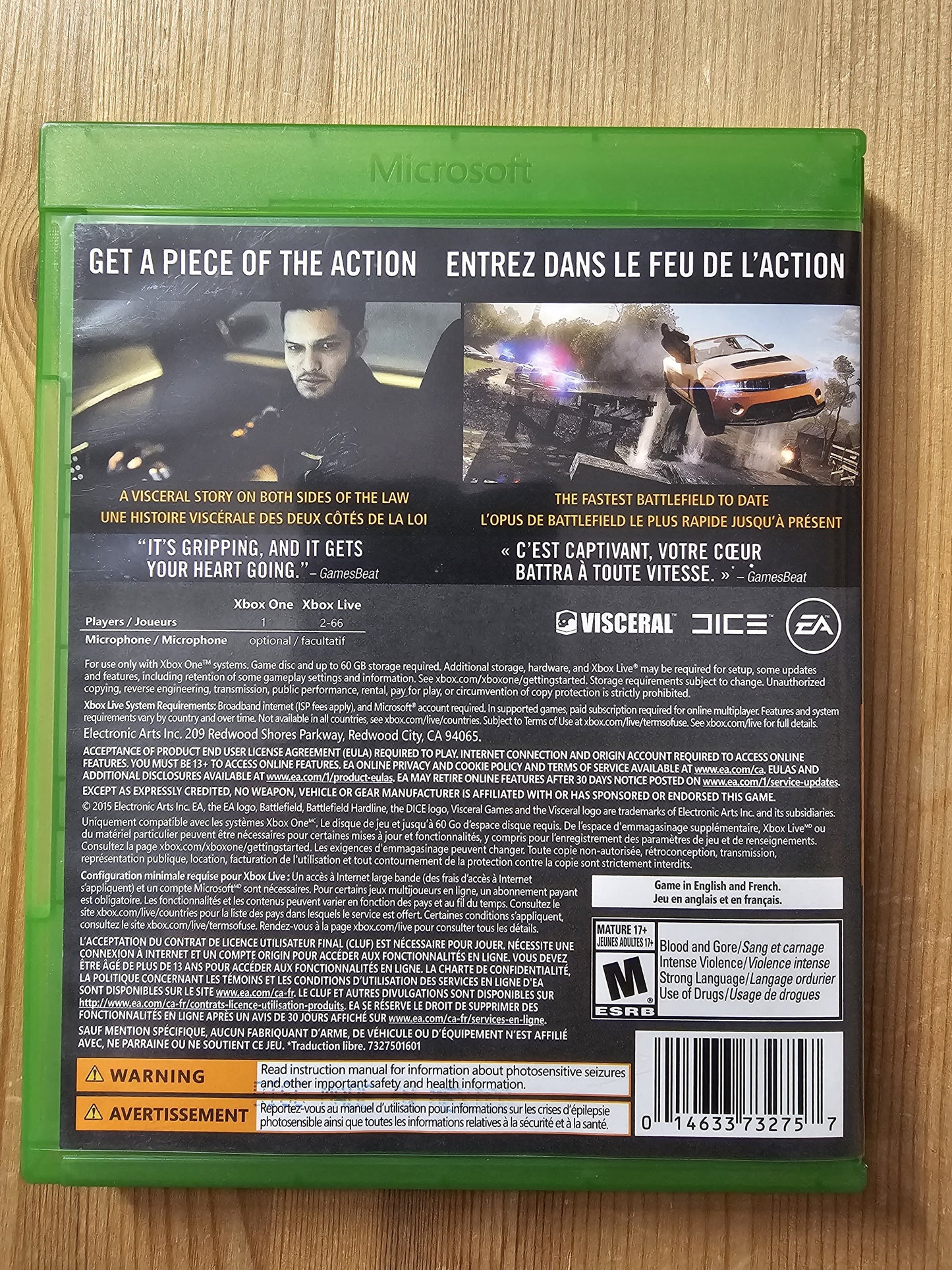 Battlefield Hardline | Microsoft Xbox One (2015)