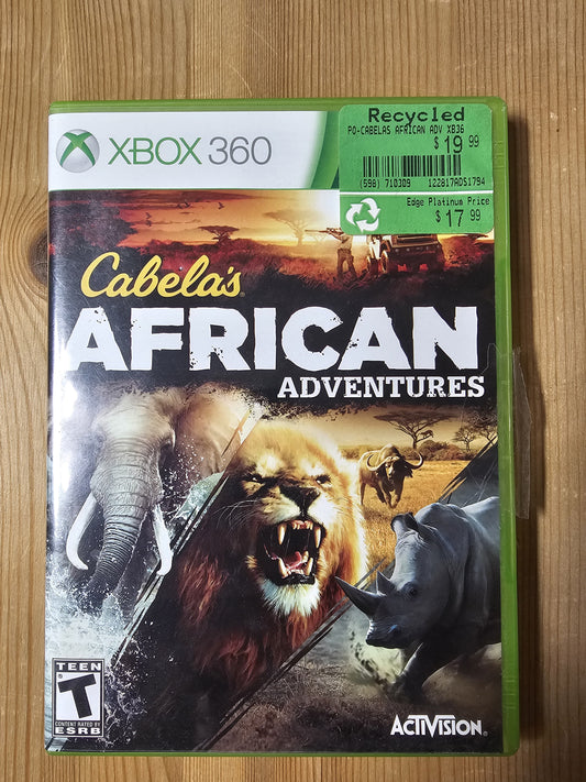 Cabela's African Adventures | Microsoft Xbox 360