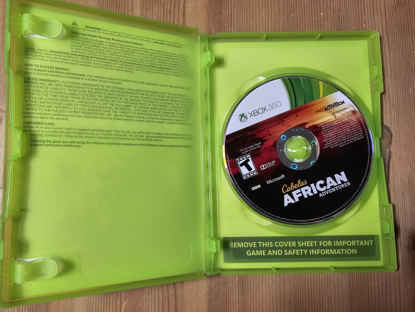 Cabela's African Adventures | Microsoft Xbox 360