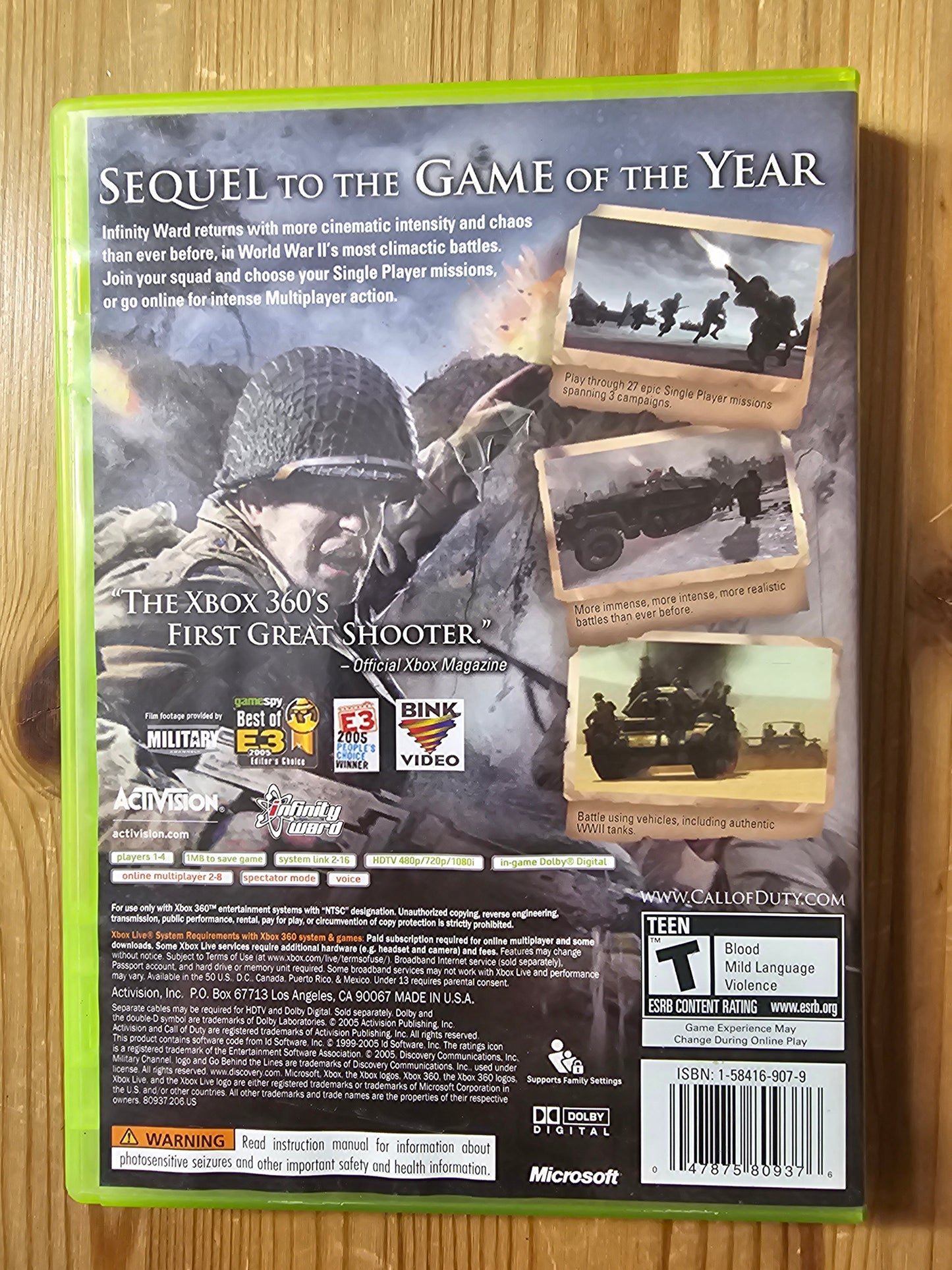 Call of Duty 2 | Microsoft Xbox 360 (2005)