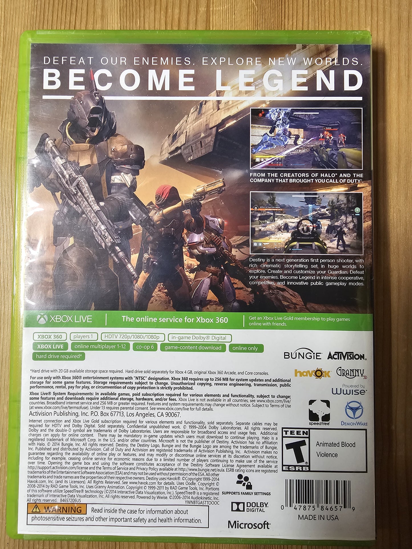 Destiny Microsoft | Xbox 360