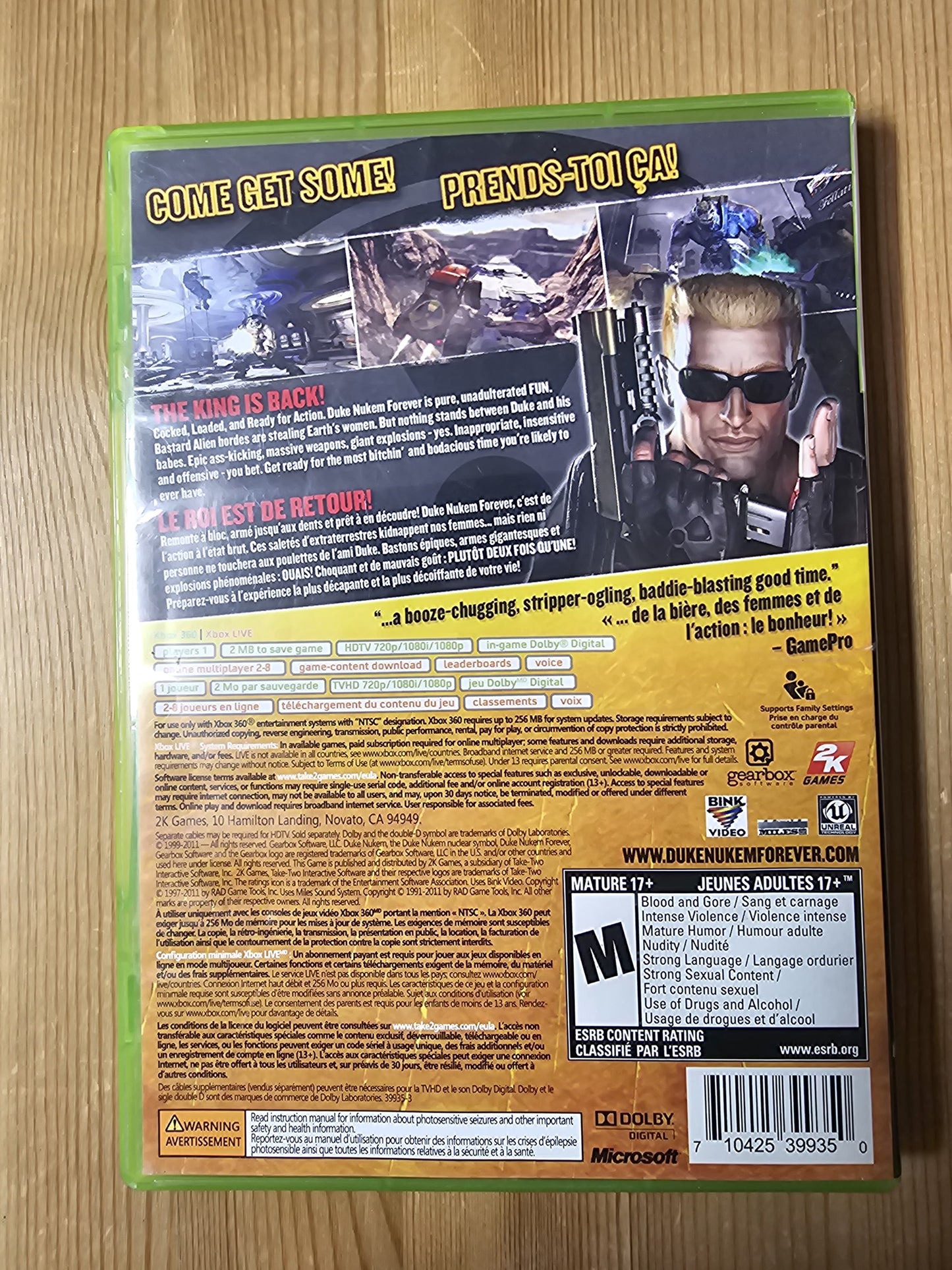 Duke Nukem Forever | Microsoft Xbox 360 (2011)