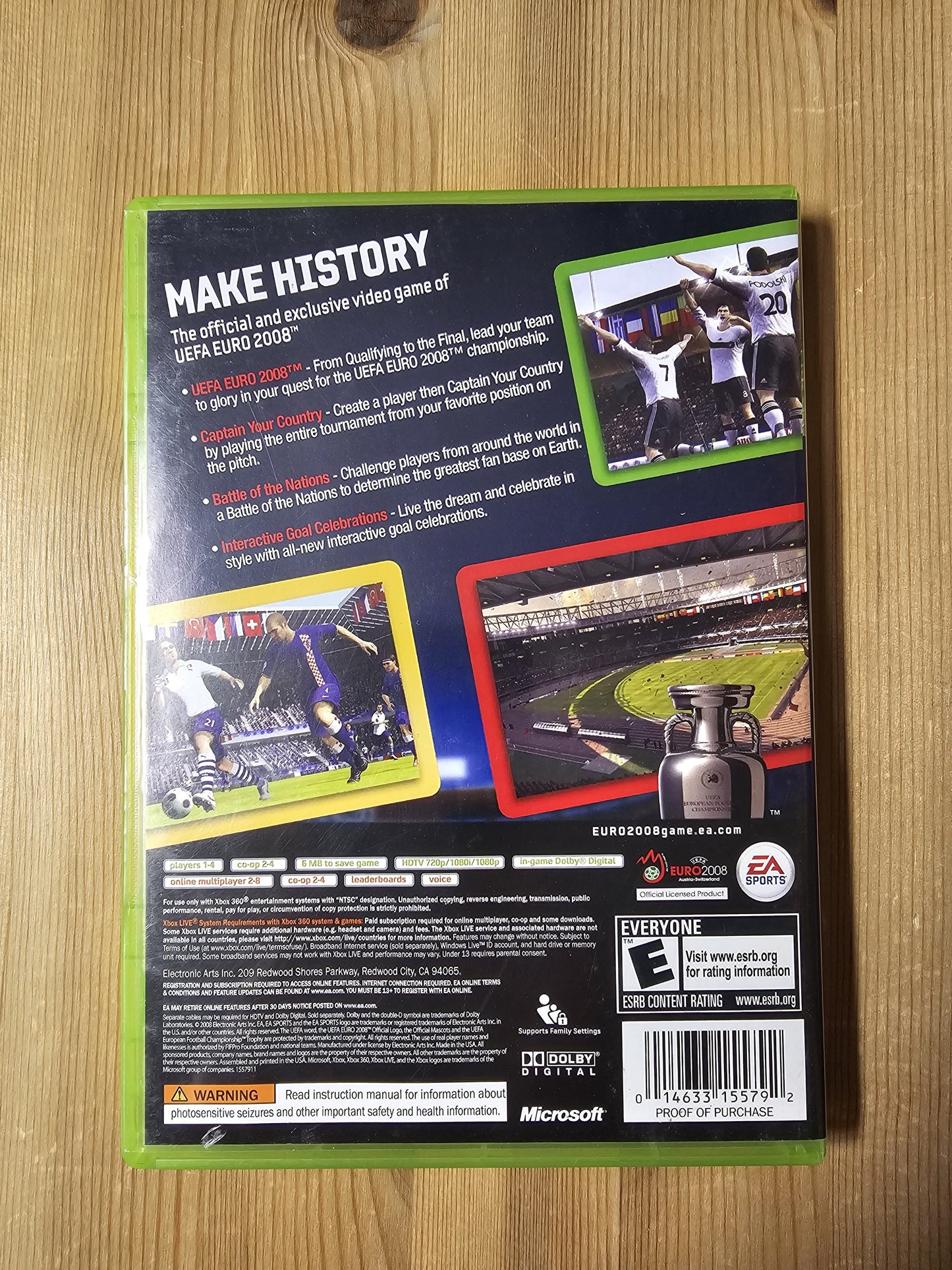 UEFA Euro 2008 Soccer | Microsoft Xbox 360