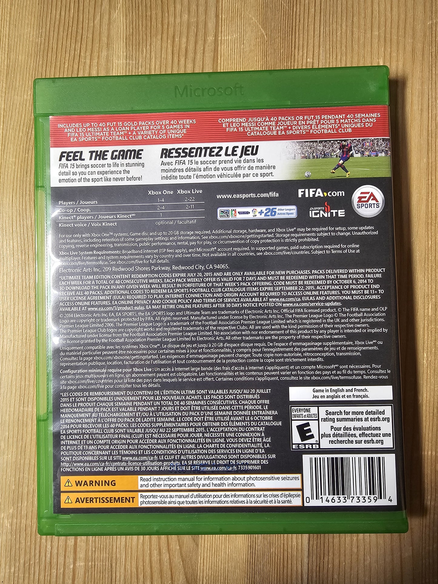 FIFA 15 Ultimate Edition | Microsoft Xbox One (2014)
