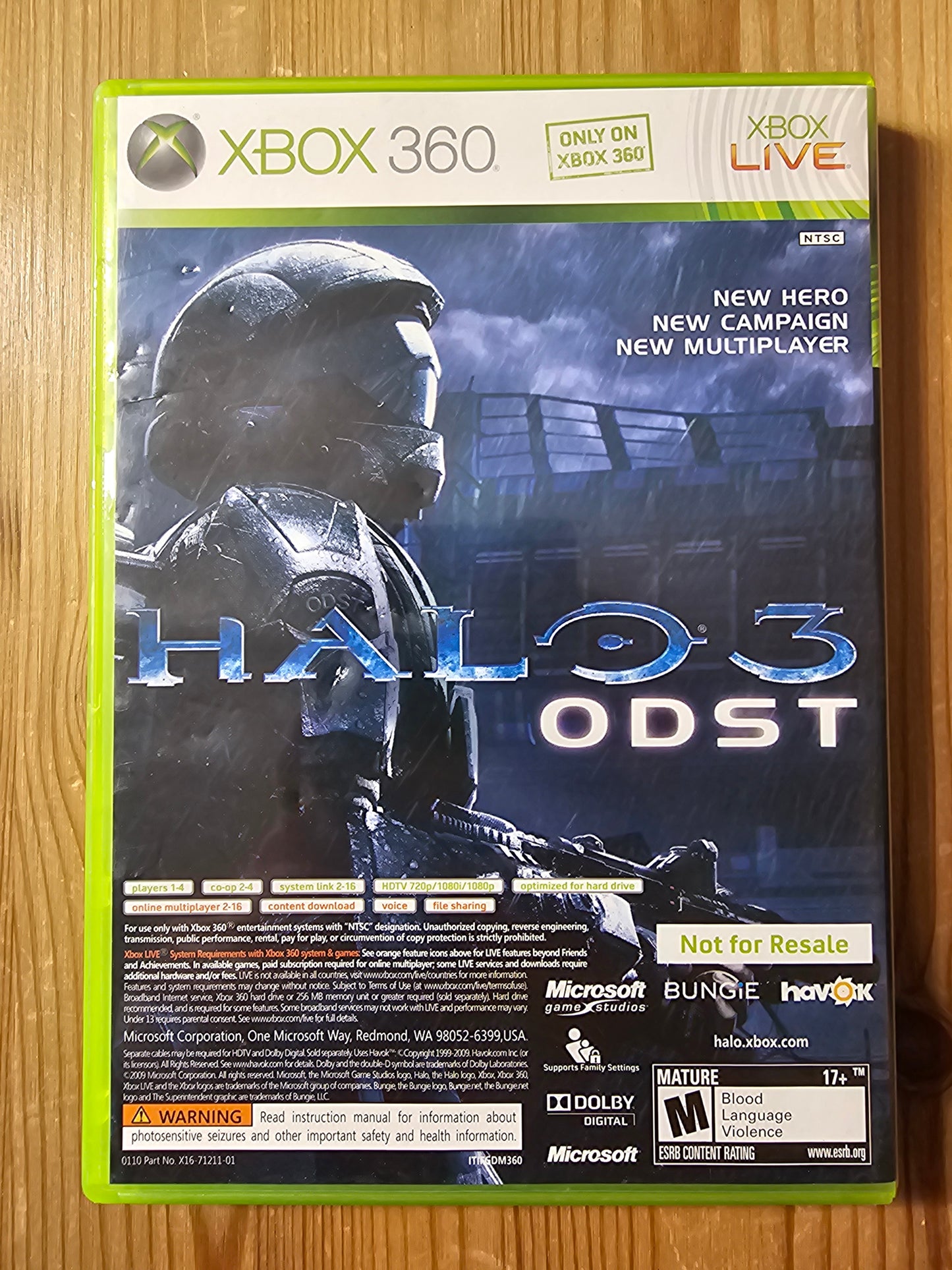 Forza Motorsport 3/Halo 3 ODST Combo Pack | Microsoft Xbox 360 (2009)