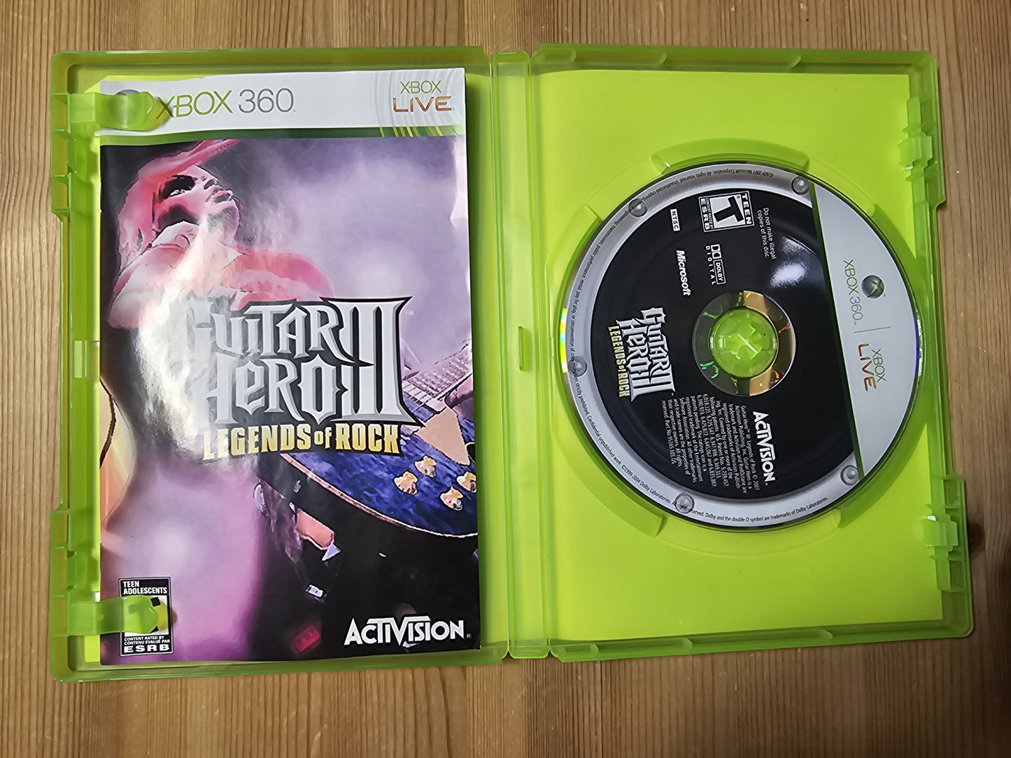 Guitar Hero 3 III: Legends Of Rock | Microsoft Xbox 360 (2007)