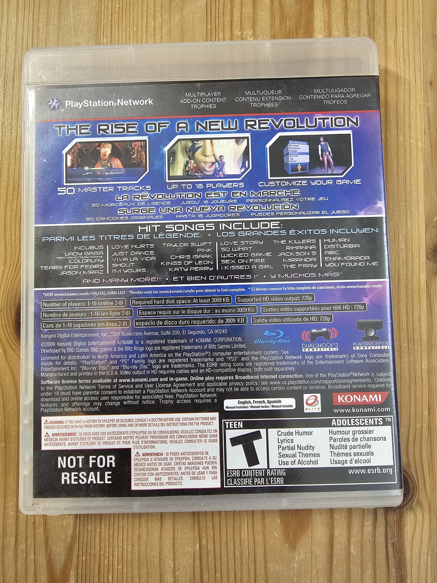Karaoke Revolution | Sony PlayStation 3