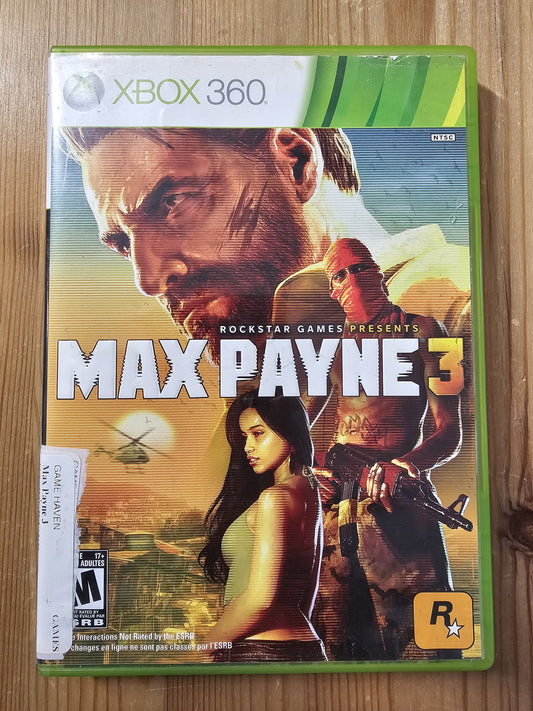Max Payne 3 | Microsoft Xbox 360 {2012)
