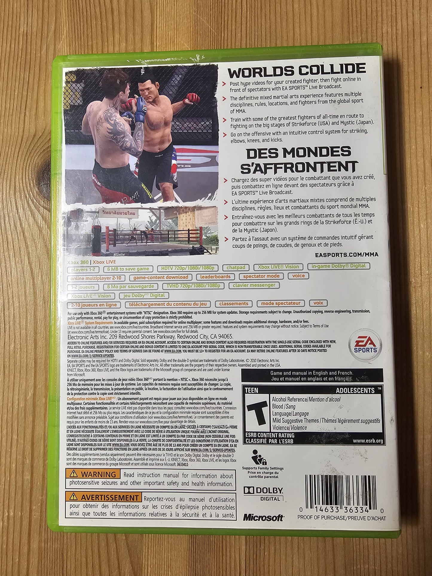 EA Sports MMA | Microsoft Xbox 360 (2010)